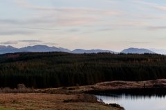 A late sun over Arran