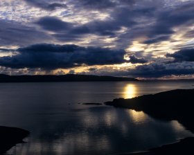 Sunset at Camus nan Gael