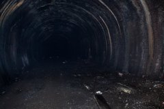 Sleepers in Kelvinbridge Railway Tunnel