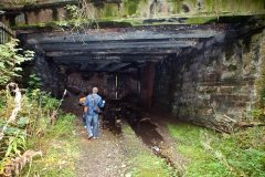 Heading out into the station